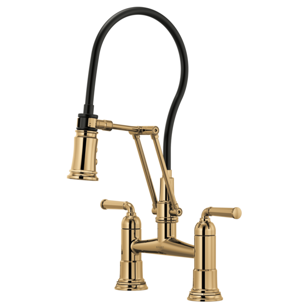 ROOK® Articulating Bridge Faucet Brizo 62274LF-PG