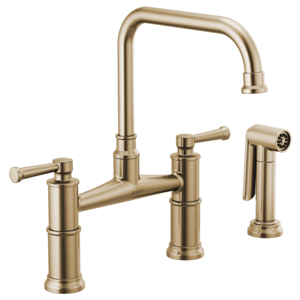 ARTESSO® Bridge Faucet with Side Sprayer Brizo 62525LF-GL