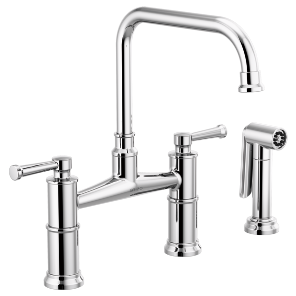 ARTESSO® Bridge Faucet with Side Sprayer Brizo 62525LF-PC