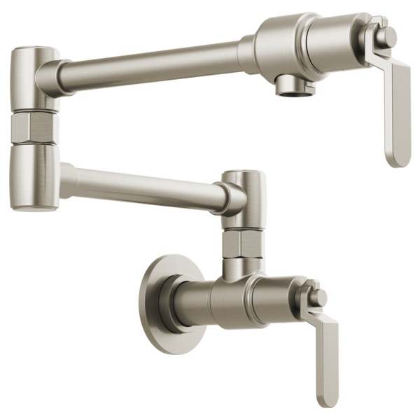 LITZE® Wall Mount Pot Filler with Industrial Handle Kit Brizo 62844LF-SS