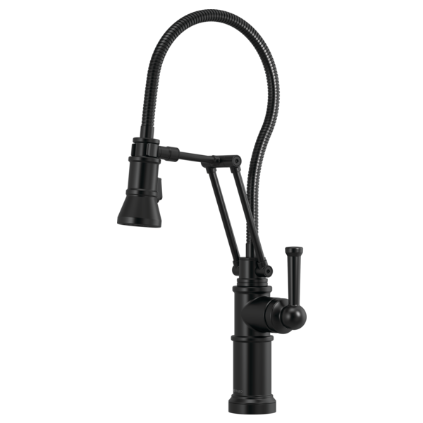 ARTESSO® Articulating Faucet With Finished Hose Brizo 63125LF-BL