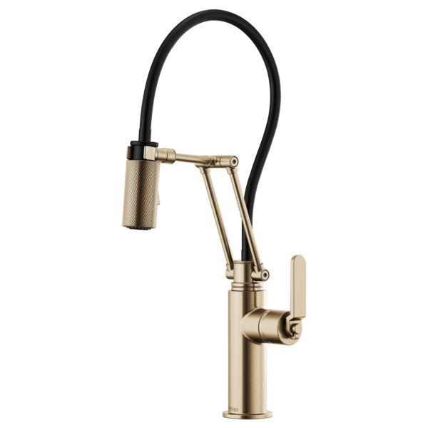LITZE® Articulating Faucet with Industrial Handle Brizo 63244LF-GL
