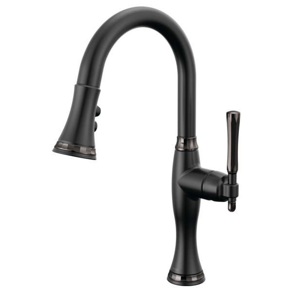 TULHAM™ Pull-Down Prep Kitchen Faucet Brizo 63958LF-BLBNX