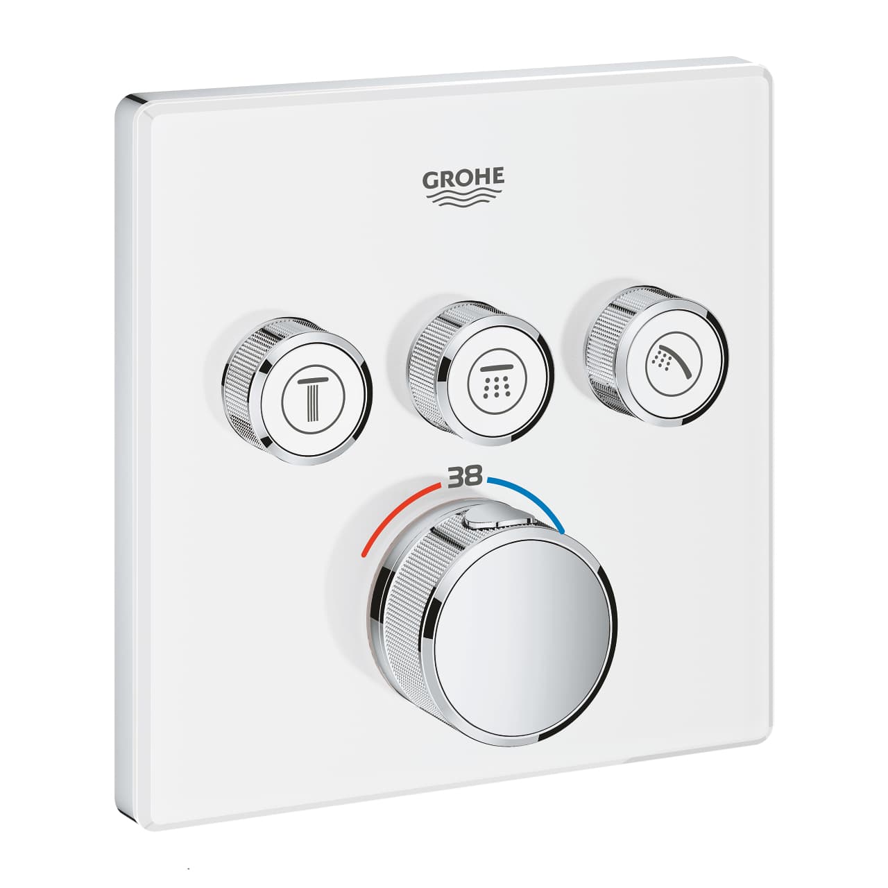 Grohtherm SmartControl Thermostat Square, 3 Control 29157LS0